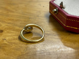 Vintage 18ct Gold Cartier Ring with Cartier Ring Box