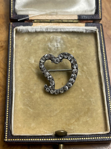 Georgian Witches Heart Brooch