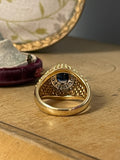 Private Sale Natural Sapphire Bombe Ring