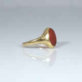 Antique 18ct Gold Carnelian Signet Ring - Ishy Antiques