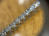 2.60ct Diamond Line 18ct White Gold Bracelet