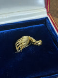 Reserved 18ct Gold Swan Brooch