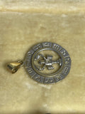 Reserved 14ct Gold Cancer Zodiac Pendant