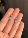 Victorian Old Cut Diamond Stud Earrings
