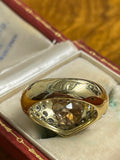 3.80ct Old Cut Diamond Heart Ring