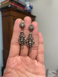 reserved Late Georgian Diamond Earrings