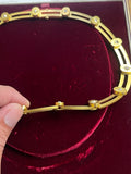Exceptional Victorian 15ct Gold Diamond Collar