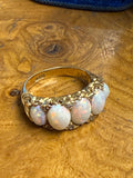 Reserved 18ct Gold Victorian Opal 5 Stone