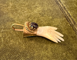 Victorian Mother of Pearl Hand Pendant