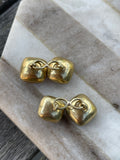 Georgian 15ct Gold Amethyst Cufflinks