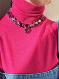 Art Deco Amethyst Riviere Necklace & Earring Suite, 1930s–1940s