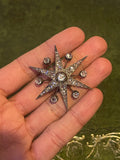 Victorian Diamond Star Brooch and pendant