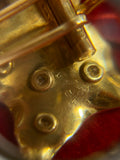 Cartier 14ct Gold Diamond Leaf Brooch