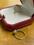 Vintage 18ct Gold Cartier Ring with Cartier Ring Box