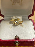 Vintage 18ct Gold Cartier Ring with Cartier Ring Box