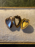 Victorian 15ct Gold Double Heart Locket