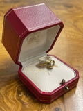 Vintage 18ct Gold Cartier Ring with Cartier Ring Box