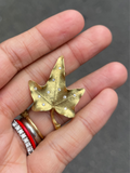 Cartier 14ct Gold Diamond Leaf Brooch