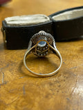 Vintage 14ct Gold Diamond and Moonstone Ring
