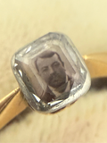 Antique 1920s Portrait Cut Diamond Ring