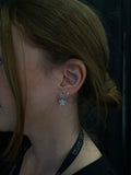 1ct Diamond Double Star Earrings