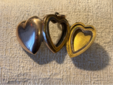 Victorian 15ct Gold Double Heart Locket