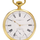 Patek Philippe 18kt. gold Gondolo open - face pocket watch