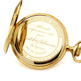 Patek Philippe 18kt. gold Gondolo open - face pocket watch