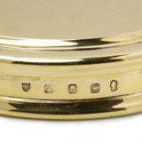 Tessiers Ltd. vintage silver gilt jewellery box, 1977