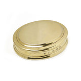 Tessiers Ltd. vintage silver gilt jewellery box, 1977