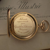 Patek Philippe Chronometro Gondolo 18kt Gold Openface Pocket Watch, 1900s