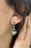 Edwardian Pearl and Diamond Earrings