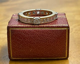 Reserved for P Certified 2.50ct Carre Cut Natural Diamond Eternity Ring