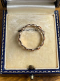 Georgian Coral Eternity Ring