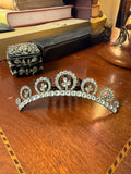 Georgian Black Dot Paste Tiara
