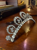 Georgian Black Dot Paste Tiara