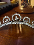 Georgian Black Dot Paste Tiara