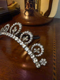 Georgian Black Dot Paste Tiara