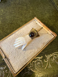 Victorian Mother of Pearl Hand Pendant