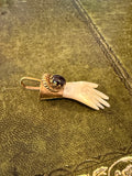 Victorian Mother of Pearl Hand Pendant
