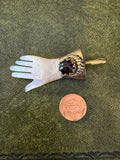 Victorian Mother of Pearl Hand Pendant