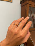 Georgian Coral Eternity Ring