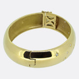 Vintage Star-Burst Diamond Set Bangle