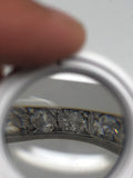 Old Cut Diamond 1/2 Eternity Ring