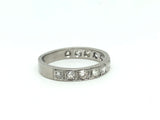 Old Cut Diamond 1/2 Eternity Ring