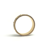 19.2 Carat Gold Portuguese Ivy Leaf Band Ring