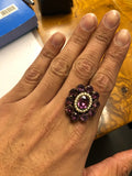 Victorian Amethyst Mourning Brooch 1842