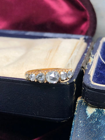 19th Century Rose Cut Diamond Ring