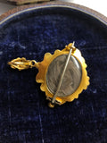 Georgian Gold Pendant / Brooch with Locket Back