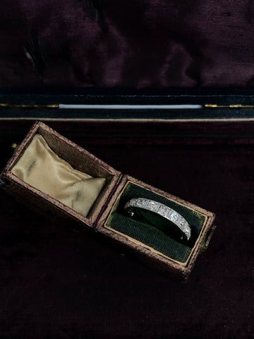 Old Cut Diamond 1/2 Eternity Ring
